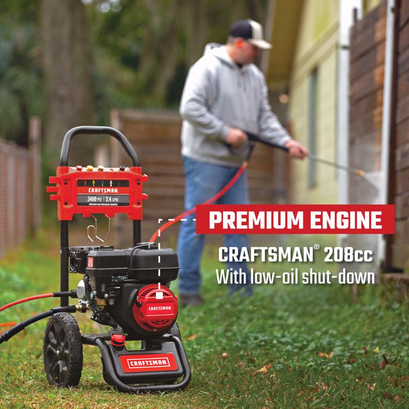 Craftsman (49-State) CMXGWFN061325 CRX 3200 psi Gas 2.4 gpm Pressure Washer
