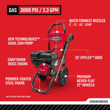 Craftsman (49-State) CMXGWFN061326 CRX 3000 psi Gas 2.3 gpm Pressure Washer