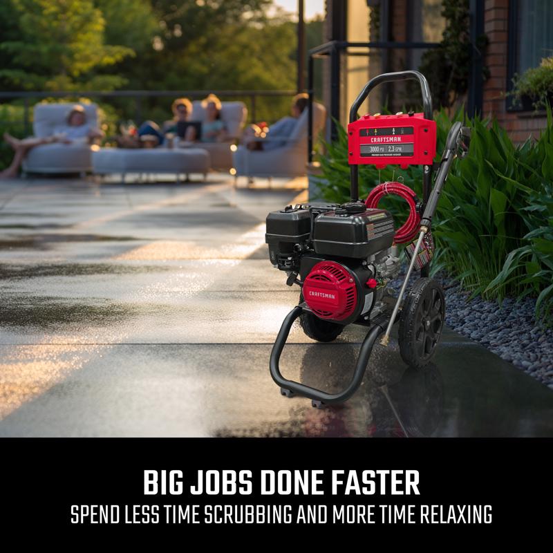 Craftsman (49-State) CMXGWFN061326 CRX 3000 psi Gas 2.3 gpm Pressure ...