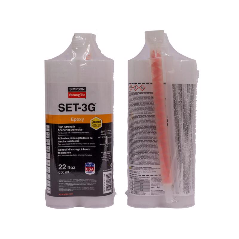 Simpson Strong-Tie SET-3G Plastic Concrete Anchoring Epoxy Paste