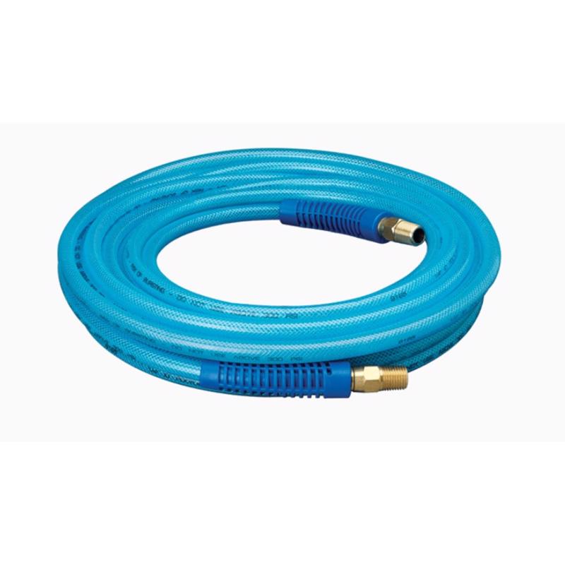 Amfo 25 ft. L Polyurethane Air Hose 300 psi Blue