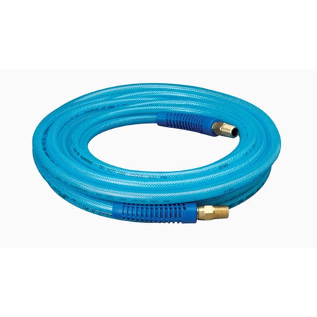 Amfo 25 ft. L Polyurethane Air Hose 300 psi Blue