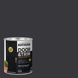 Rust-Oleum Stops Rust Satin Black Tint Base Door Paint Exterior and Interior 1 qt