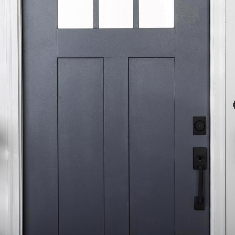 Rust-Oleum Stops Rust Satin Alpine Gray Water Base Door Paint Exterior and Interior 1 qt