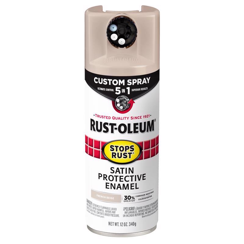 Rust-Oleum Stops Rust 5-in-1 Indoor/Outdoor Satin Brown Oil-Based Oil Modified Alkyd Protective Enam