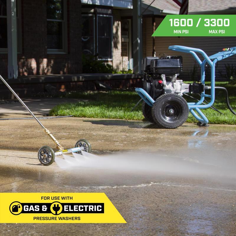 SurfaceMaxx 14-in Water Broom & Undercarriage Cleaner 3300 psi