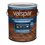 Valspar Transparent Canyon Brown Stain and Sealer 1 gal