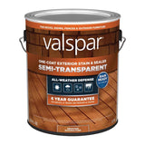 Valspar One-Coat Semi-Transparent Redwood Naturaltone Stain and Sealer 1 gal