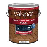 Valspar One-Coat Solid Tintable Neutral Base Stain and Sealer 1 gal