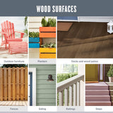 Valspar One-Coat Solid Tintable Neutral Base Stain and Sealer 1 gal