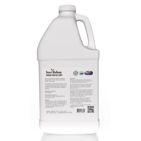 BioHemp Transparent Flat Clear Wood Protection 1 gal