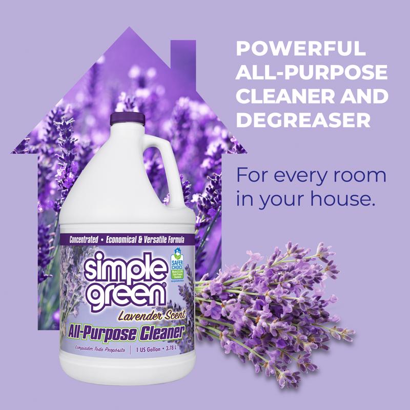 Simple Green Lavender Scent Concentrated All Purpose Cleaner Liquid 1 gal