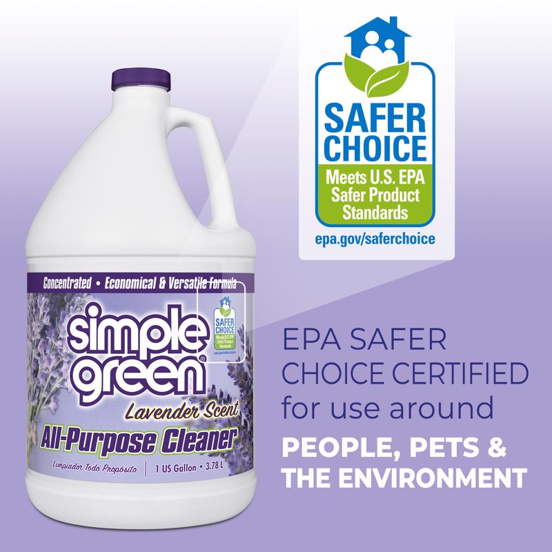 Simple Green Lavender Scent Concentrated All Purpose Cleaner Liquid 1 gal