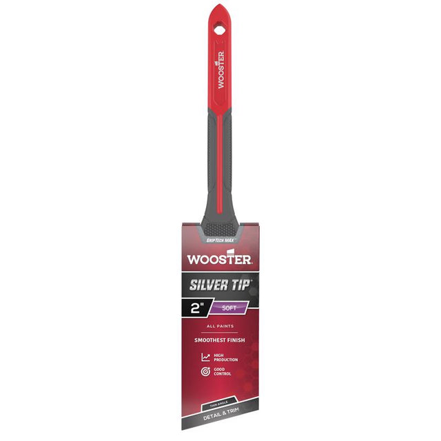 PNT BRSH SILVER TIP 2"