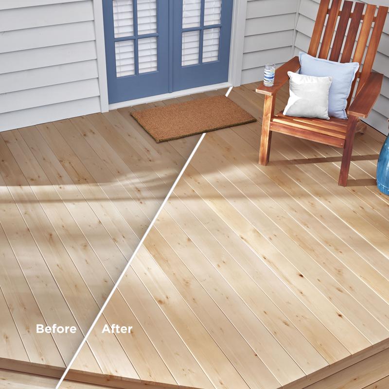 Valspar One-Coat Clear Transparent Deck and Concrete Sealer 1 gal