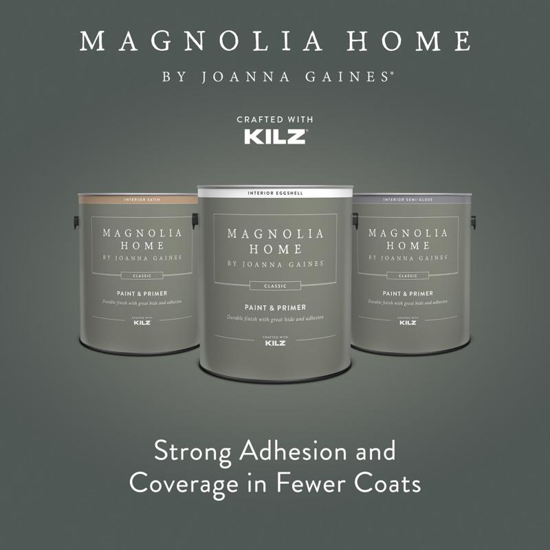 Magnolia Classic Satin True White Base 1 Paint and Primer Interior 1 gal