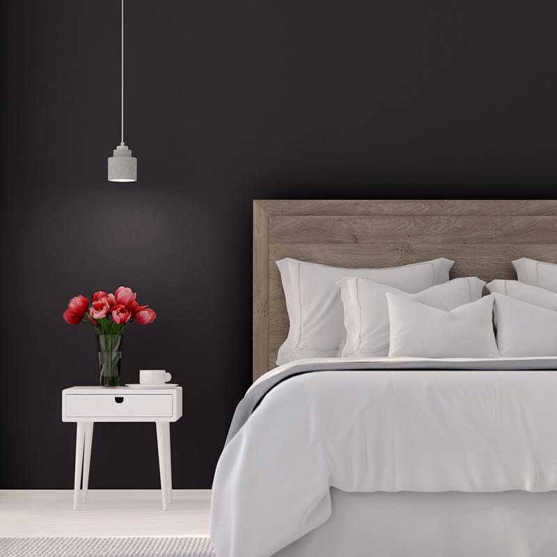 Rust-Oleum Sure Color Eggshell Black Water-Based Paint + Primer Interior 1 gal
