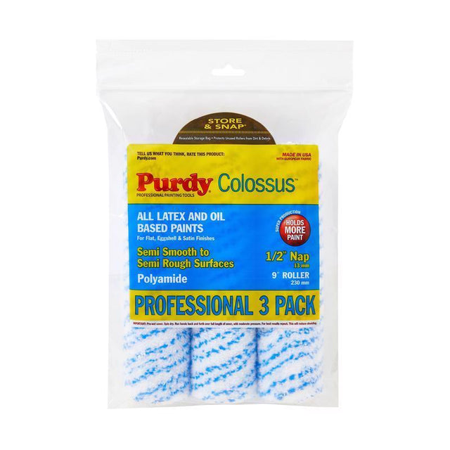 PNT RLR CVR 9" PLYMD 3PK