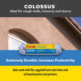 Purdy Colossus Polyamide Fabric 9 in. W X 1/2 in. Regular Paint Roller Cover 3 pk