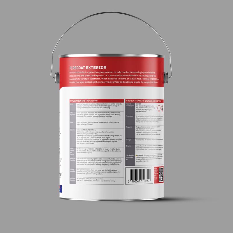 Firecoat Gray Low Sheen Water-Based Primer 2.6 gal