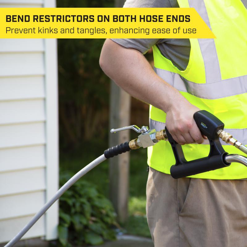 SurfaceMaxx 3/8 in. D X 50 ft. L Pressure Washer Hose 4500 psi