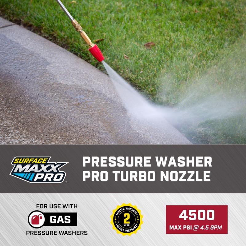 SurfaceMaxx Pro Turbo Nozzle 4500 psi