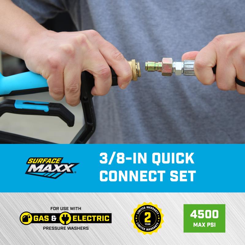 SurfaceMaxx 3/8-in Quick Connect Plug 4500 psi