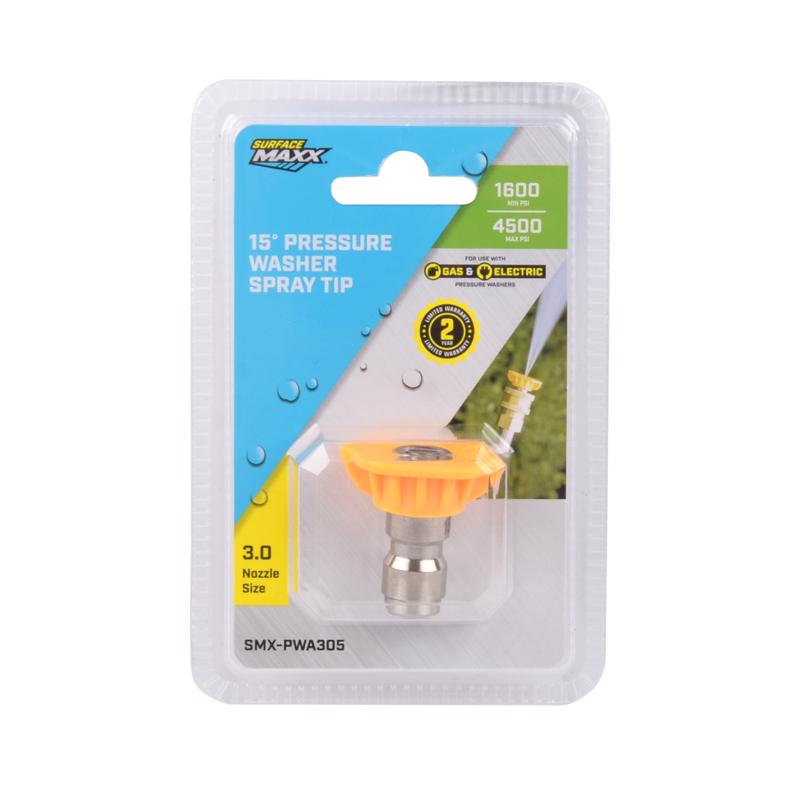 SurfaceMaxx 3.0 Orifice 15-degree Spray Nozzle 4500 psi