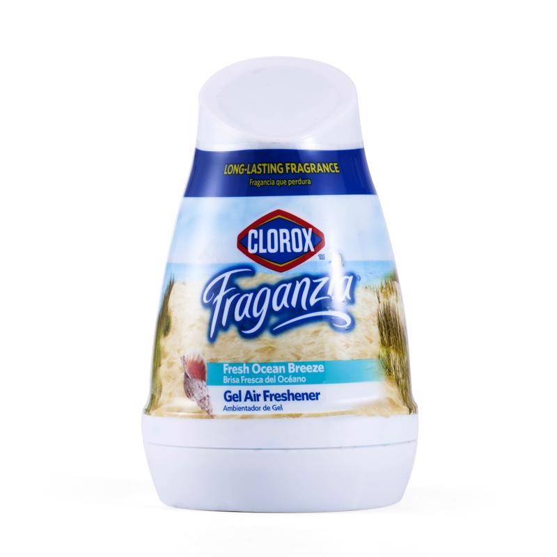 Clorox Fraganzia Fresh Ocean Breeze Scent Air Freshener 6 oz Gel 1 pk