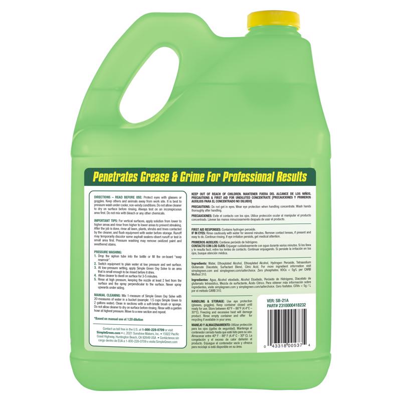 Simple Green Oxy Solve Multi-Surface Cleaner 1 gal Liquid