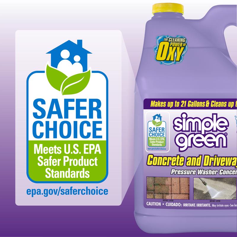 Simple Green Oxy Solve Concrete Cleaner 1 gal Liquid 4 Pack