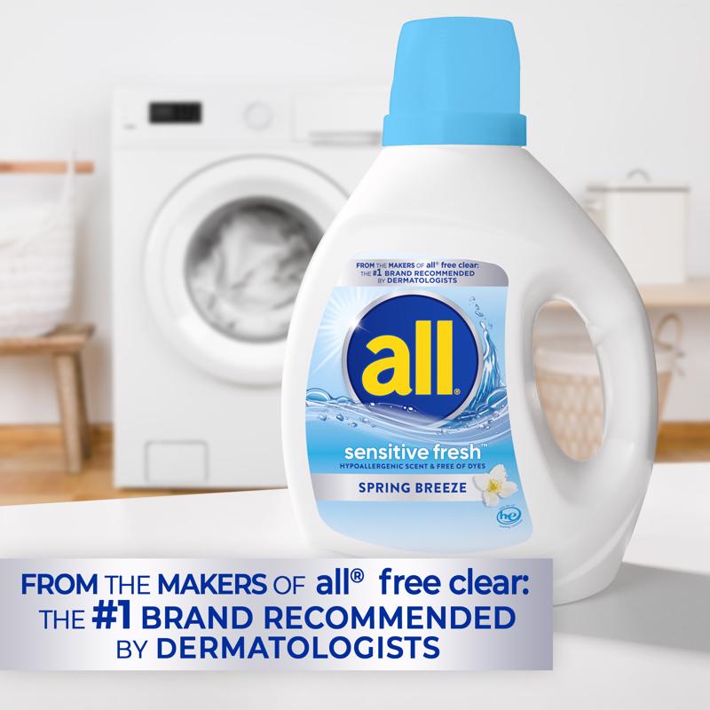 All Spring Breeze Scent Laundry Detergent Liquid 88 fl. oz. 1 pk