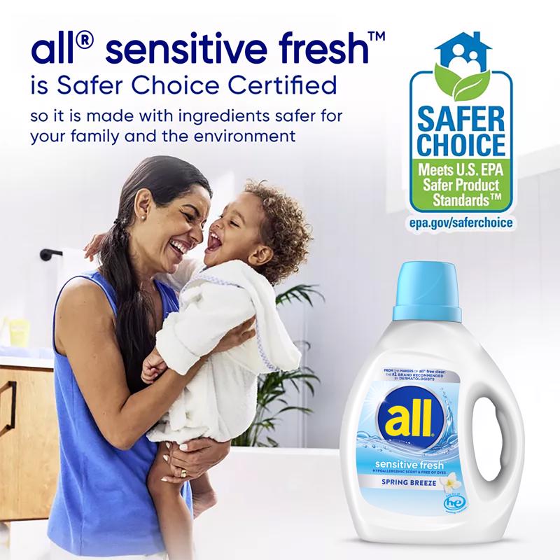 All Spring Breeze Scent Laundry Detergent Liquid 88 fl. oz. 1 pk
