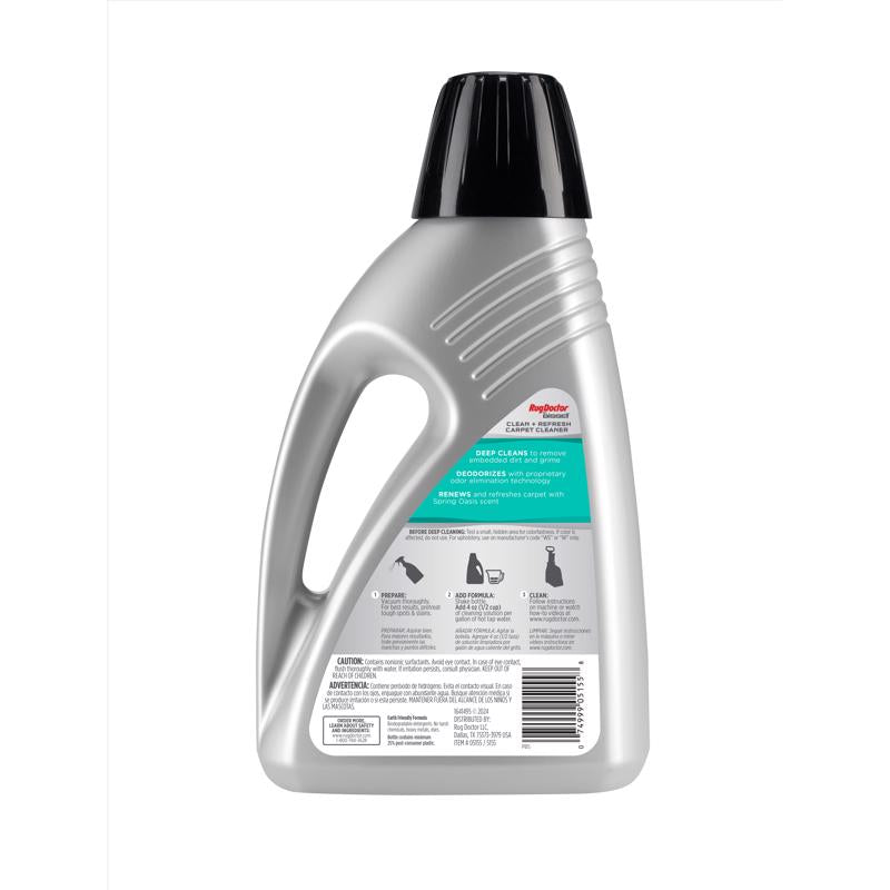 Rug Doctor Bissell Fresh Spring Scent Carpet and Upholstery Cleaner 48 oz Liquid Concentrated