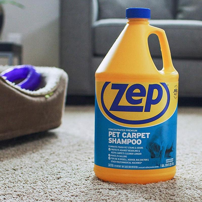 Zep Commercial Carpet Cleaner 1 gal Liquid Concentrated 4 Pack