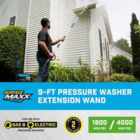 SurfaceMaxx 9 ft. L Extended Reach Wands 4000 psi
