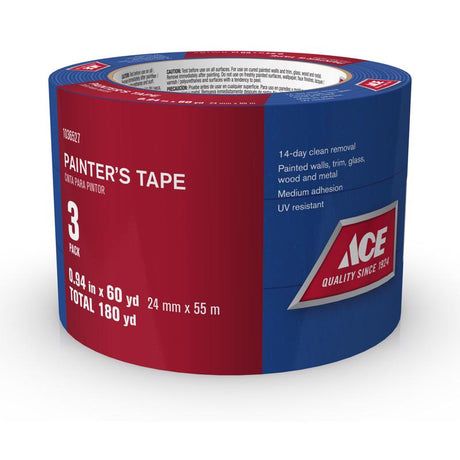 PAINT TAPE BLU .94"W 3PK