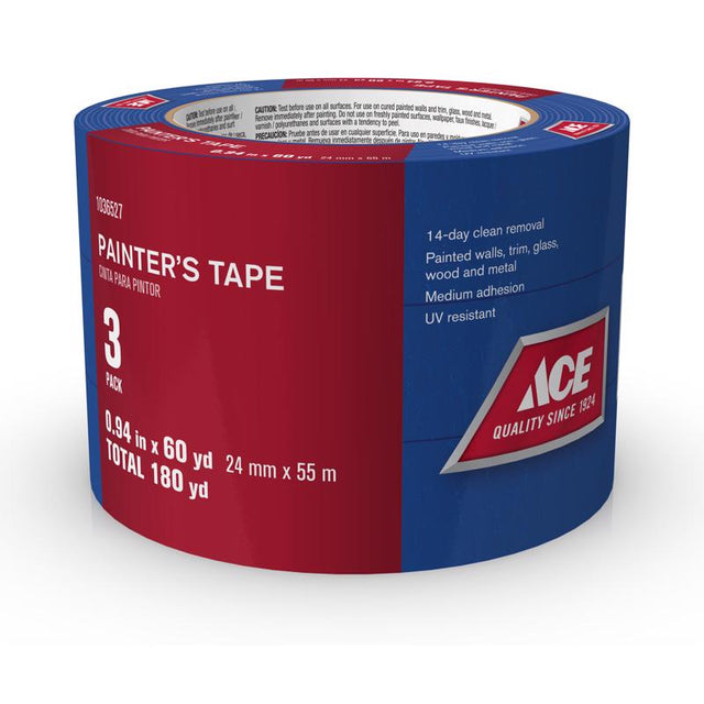 PAINT TAPE BLU .94"W 3PK