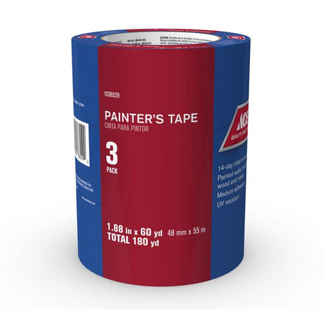 ACE 1.88 in. W X 60 yd L Blue Medium Strength Painter's Tape 3 pk