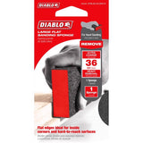Diablo 5 in. L X 3 in. W X 1 in. 36 Grit Ultra Coarse Large Flat Edge Sanding Sponge