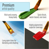 FolkArt Multi-Surface Satin Assorted Water-Based Acrylic Paint Set Exterior and Interior 10 pc