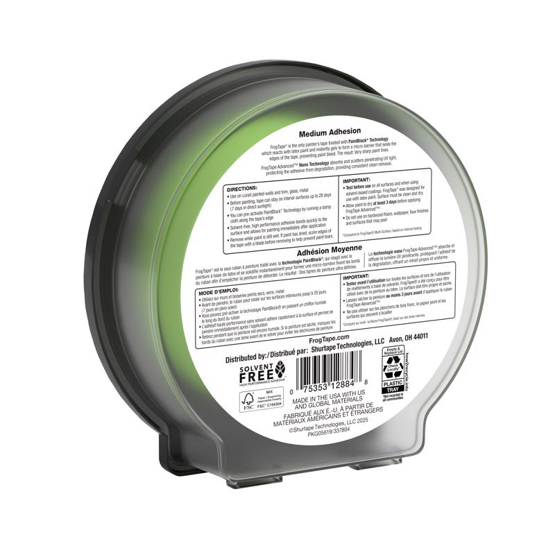 FrogTape Advanced 1.41 in. W X 45 yd L Green Medium Strength Painter's Tape 1 pk