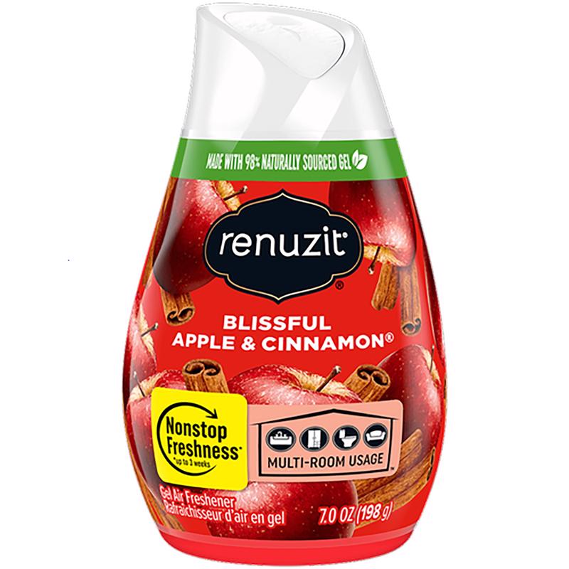 Renuzit Blissful Apple & Cinnamon Scent Air Freshener 21 oz Gel 1 pk