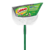Libman 15 in. W Stiff Recycled PET Broom with Dustpan
