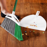 Libman 15 in. W Stiff Recycled PET Broom with Dustpan