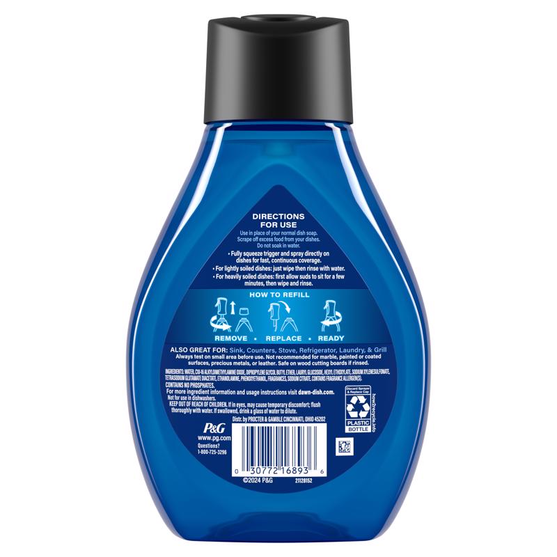 Dawn Powerwash Heavy Duty Fresh Scent Liquid Dish Spray Refill 16 oz 1 pk