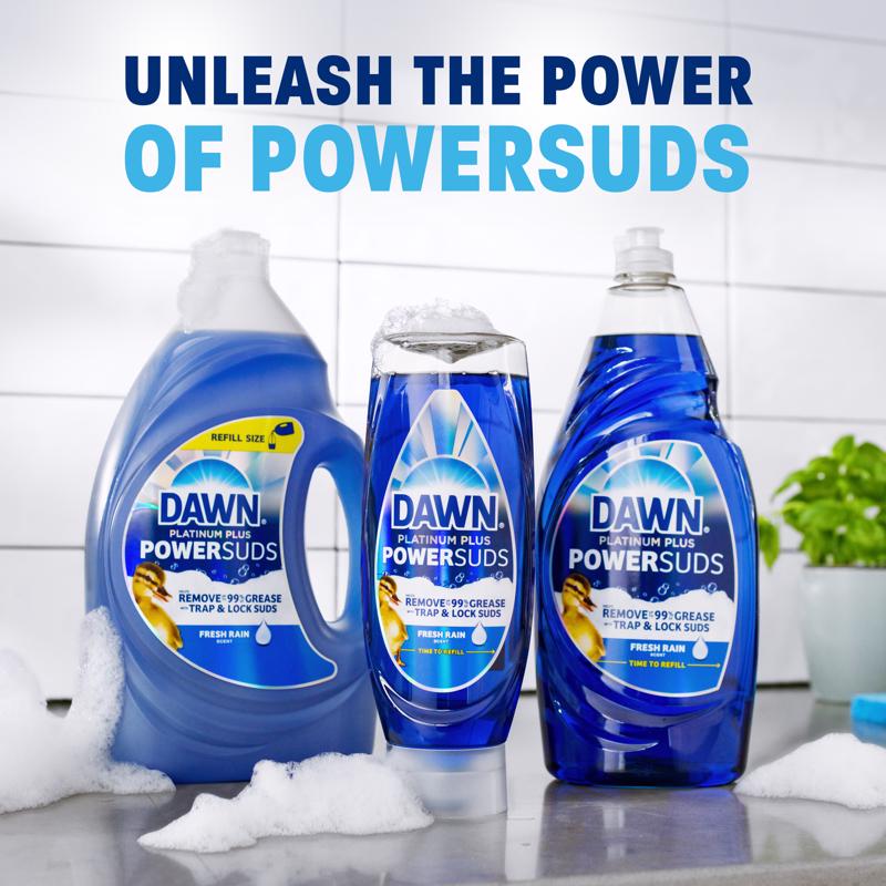 Dawn Platinum Plus PowerSuds Fresh Scent Liquid Dishwashing Liquid 13.6 oz 1 pk