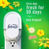 Febreze Plug Gain Original Scent Air Freshener Oil Refill 1.75 oz Liquid 2 pk