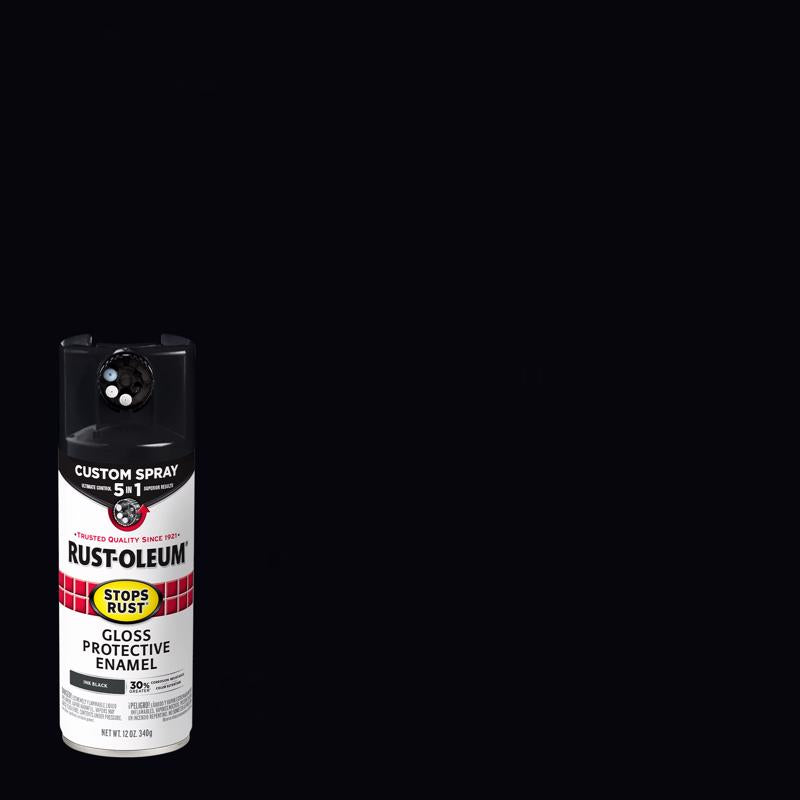 ENM SPR PNT INK BLK 12OZ
