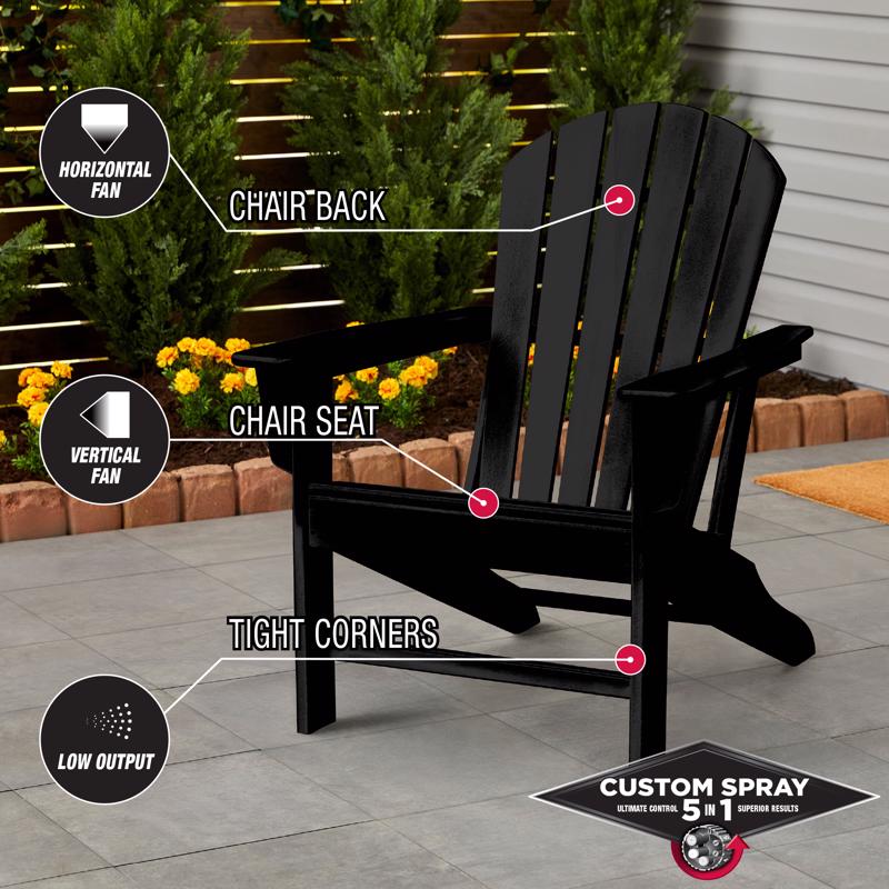 Rust-Oleum Stops Rust Gloss Ink Black Enamel Spray Paint 12 oz